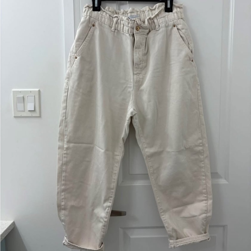 Zara paper bag jeans